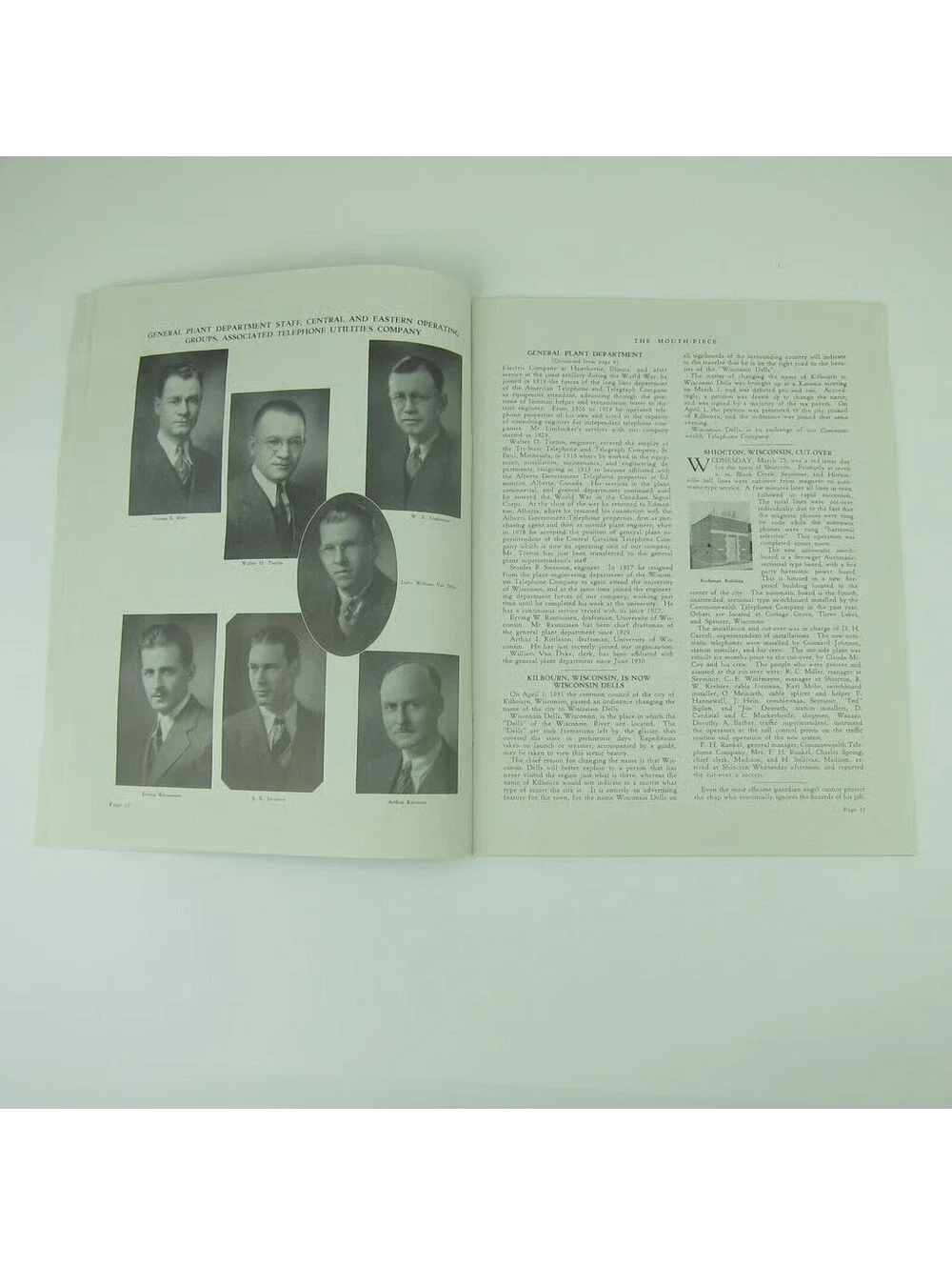 Trade Magazine Mouth-Piece Associated Telephone Utilities System Vintage 1931